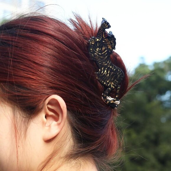 Animal Hair Claw Clip Kids Gift Cute Farm Animal Accessory Small main image 4